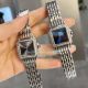 Copy Cartier Panthere De Blue Dial Diamond Bezel Stainless Steel Watch (9)_th.jpg